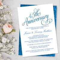 45e Jubileum van het Sapphire Wedding