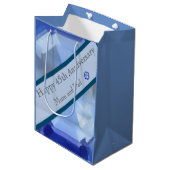 45e Jubileum voor bruiloft Medium Cadeauzakje (Voorkant Gekanteld)