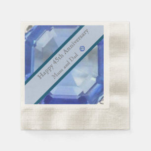 45e Jubileum voor bruiloft Servet