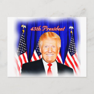45e President-Donald Trump _ Briefkaart