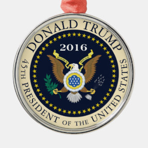 45e President van de Verenigde Staten Metalen Ornament