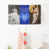 45e saffier huwelijksverjaardag nu foto spandoek (Insitu)