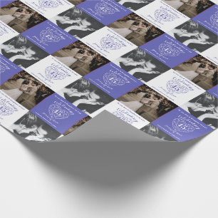 45e saffieren huwelijksjubileum 2 foto's blauw cadeaupapier
