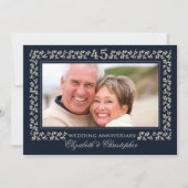 45e trouwfeest | Aangepaste foto Kaart (Voorkant)