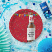 45e verjaardag Bord bietenflespapier (Feest)