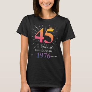 45e verjaardag cadeau 45 jaar t-shirt