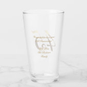 45e Verjaardag Sapphire Bruiloft Jubileum Glas (Achterkant)