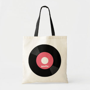 45s Record Tas (roze) 