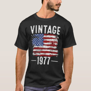 45ste verjaardag Amerikaanse vlag Amerikaanse vla T-shirt