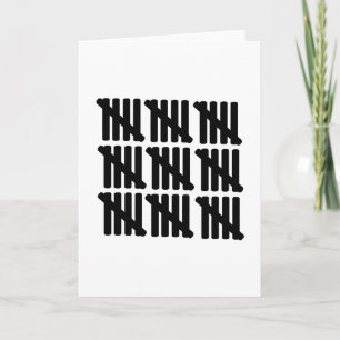 45ste verjaardag kaart