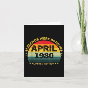 45ste verjaardag legendes werden geboren in 1 apr kaart