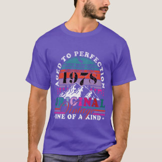 45th birthday vintage 1978 vintage 1978 family t-shirt
