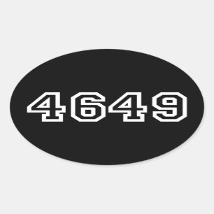4649 Japanse Slang Yoroshiku Oval Sticker