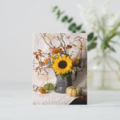 4663 Carte postale florale d'automne (Debout devant)