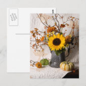 4663 Carte postale florale d'automne (Devant / Derrière)