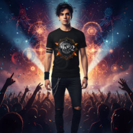 46 & 2 | TOOL-Inspired Steampunk Compass Tee T-shirt