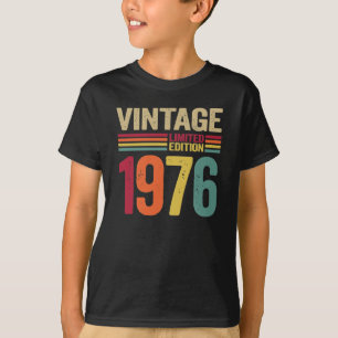 46 jaar  cadeau 1976 46th Birthday T-shirt