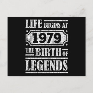 46 Jaar Oud 1979 Geboorte Van Een Legende 46e Verj Briefkaart