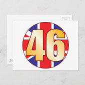 46 UK Gold Briefkaart (Voorkant / Achterkant)