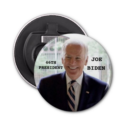 46E Biden flesopening Button Flesopener (Voorkant)