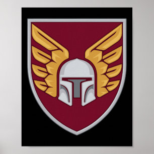46e Luchtmobiele Brigade (Oekraïne) Oekraïense str Poster