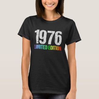 46e Verjaardag Dames Mannen 46 Jaar 1976 3 T-shirt