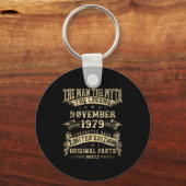 46th Birthday For Men Mythology Of November 1979 Sleutelhanger (Voorkant)