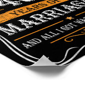 46th Wedding Anniversary Shirt Couples Husband Wif Poster (Hoek)