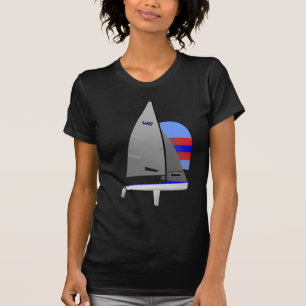 470 Racing Sailboat onedesign Olympische klasse T-shirt