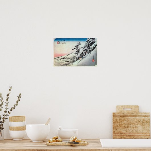 47. 亀 宿, 広 重 POSTER (Keuken)