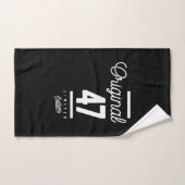 47 Ans - 47e Anniversaire Drôle cadeau (Serviette à main)