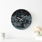 '47 Automobile Classic Round Wall Horloge (Maison)