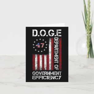 47 D.O.G.E Doge Department of Government Efficienc Kaart