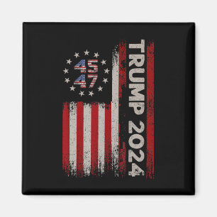 47 Donald Trump 2024 Amerikaanse vlag 2024 Verkiez Magneet