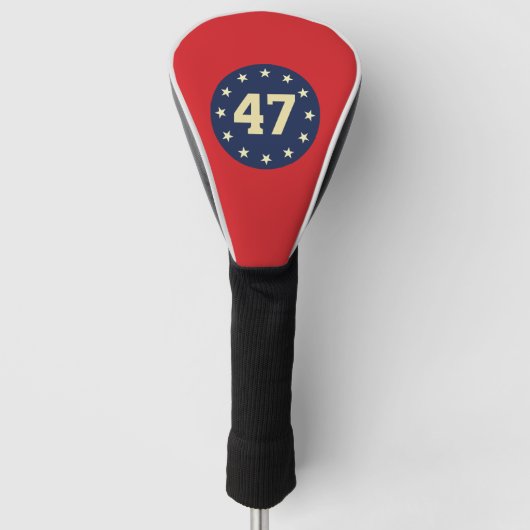 47 GOLFHOOFD HOESJE GOLFHEADCOVER (Voorkant)