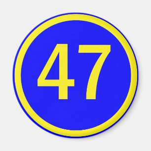 47 in een cirkel magneet