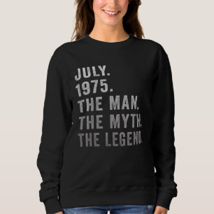 47 jaar oud Verjaardag Het Man Myth Legend 19 juli Trui