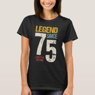 47 jaar oude 1975 47e geboortedag t-shirt