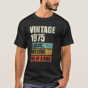 47 jaar Oude Geweldige Vintage 1975 47e verjaardag T-shirt