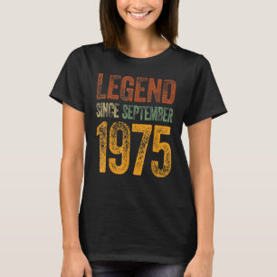 47 jaar oude legenda sinds september 1975 47e herz t-shirt