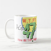 47 jaar. WTF? Hoe is dat gebeurd? KoffieMok (Links)