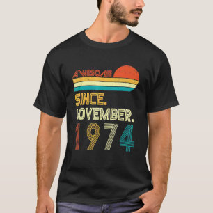47-jarige jongetje die sinds Novemb Geweldige is T-shirt
