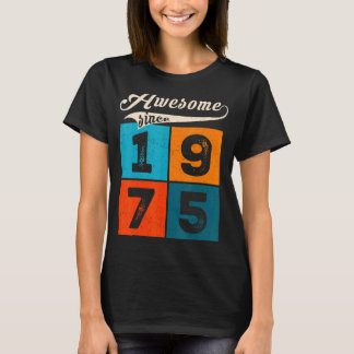 47-jarige Mannen Vrouwen op geboortedag Geweldige T-shirt