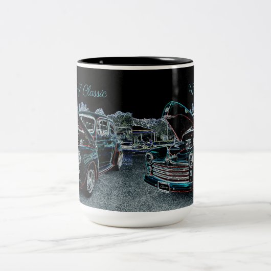 '47 Mug de café automobile classique (Centre)