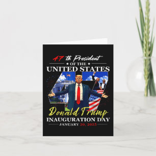 47 pers van de Verenigde Staten D Trump Inaugurati Kaart