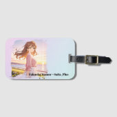 47_Plus 福岡 華音 - Fukuoka Kanon Bagagelabel (Voorkant (horizontaal))