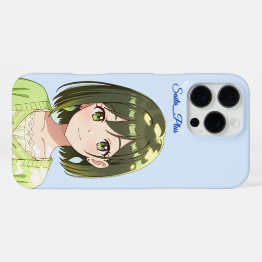 47_Plus – Anime Character Series iPhone Hoesje (Achterkant horizontaal)