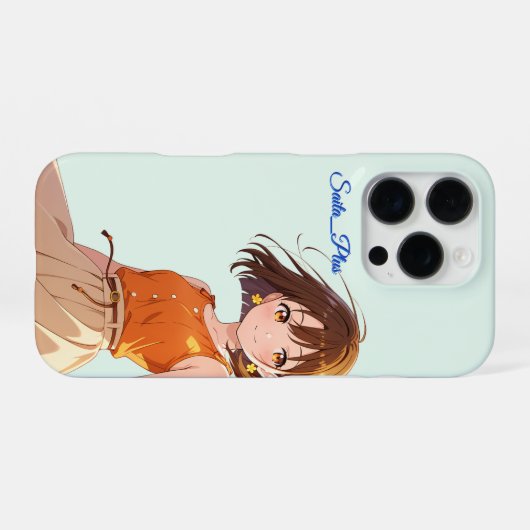 47_Plus – Anime Character Series iPhone Hoesje (Achterkant horizontaal)