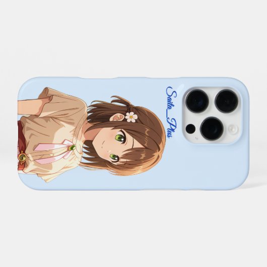47_Plus – Anime Character Series iPhone Hoesje (Achterkant horizontaal)