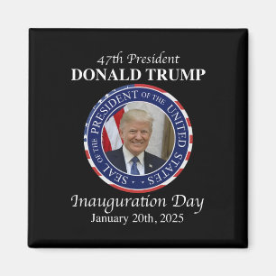 47 President Donald Trump Inauguratiedag 2025 ME Magneet